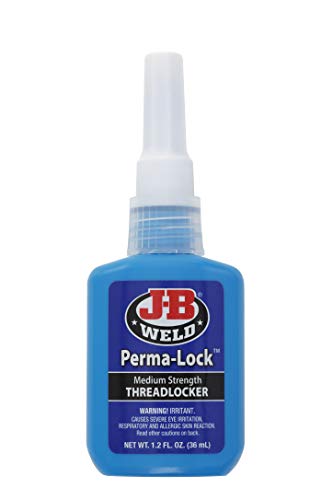 J-B Weld 24236 Perma-Lock Medium Strength Threadlocker - Blue - 36 ml - color: Blue, size: 36 ml