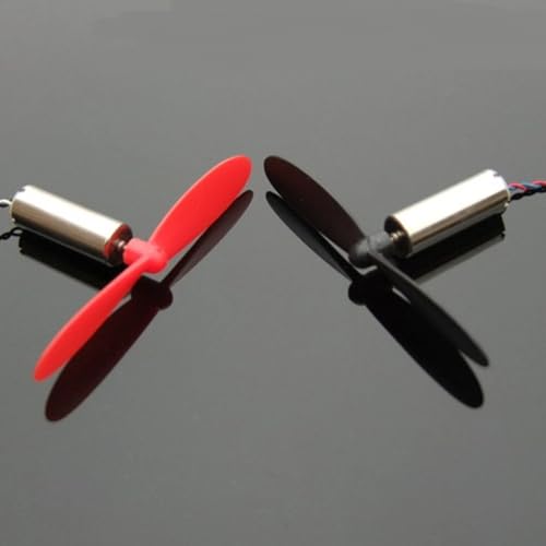 4pcs AB Propeller Blades 45-75mm Mini Drone Propellers, Compatible with Drones, Gliders, and Foam Aircraft (45mm-Red) - style: 45mm-Red