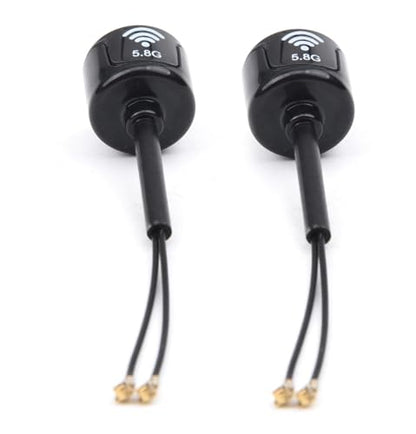 YoungRC FPV 5.8G LHCP Antenna High Gain 3Dbi FPV Mini Antenna, Black - color: Black