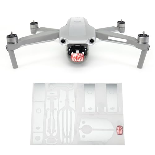 Wrapgrade Skin Compatible with DJI Mavic Air 2 | Accent Color B (Airforce Silver) - color: Airforce Silver