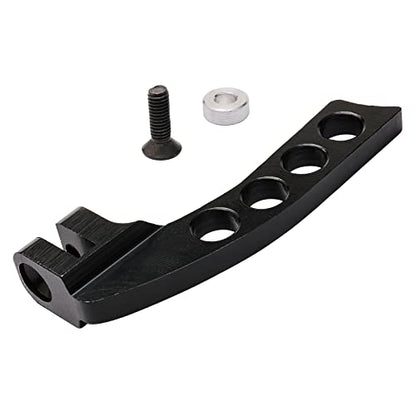 Sliver Aluminum Alloy Neck Strap Balancer with 4 Holes for RC Transmitter Flysky Futaba (Horizontal Hang)
