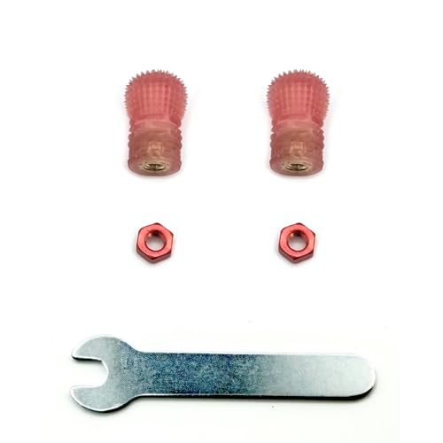 Felistick Pinchee RC Transmitter Radio Controller Stick Ends FPV Controller Accessories Replacement Joystick (red, M3) - color: red, size: M3