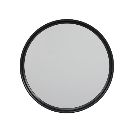 Amazon Basics Circular Polarizer Camera Lens Filter, 82mm, Multi-Layer Coatings, 360° Rotatable Frame, Reduces Glare and Reflection - size: 82 mm