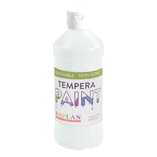 Kaplan Early Learning Company Kaplan Washable Tempera Paint - 16 oz - Set of 8