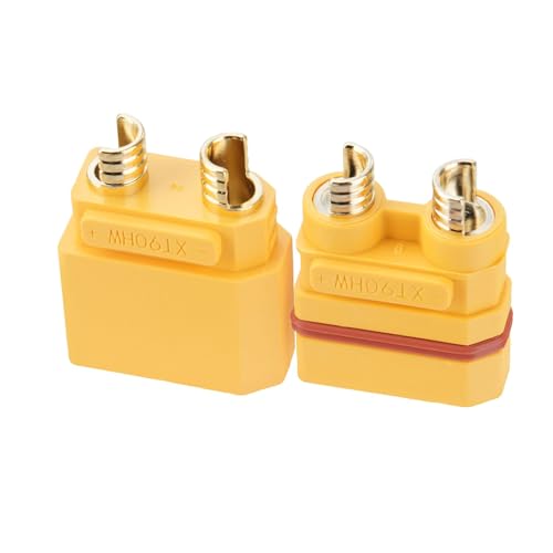 ELFCULB 5 Pairs Amass XT90HW Waterproof Connectors for RC Models - size: XT90HW