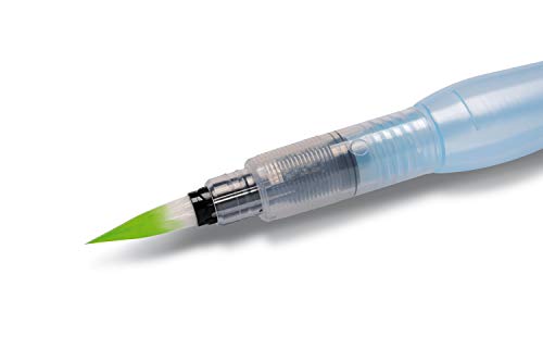 Pentel Arts Aquash Water Brush, Small Brush, Fine Point Tip, 1 Pack (FRHFBP) - style: Fine