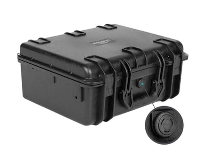Monoprice Weatherproof Hard Case with Customizable Foam - Shockproof, IP67 Level Dust and Water Protection Up to 1 Meter Depth , 19in x 16in x 8in, 28.5 Liter, Black - Pure Outdoor Collection - color: Black, size: 28.5 Liter