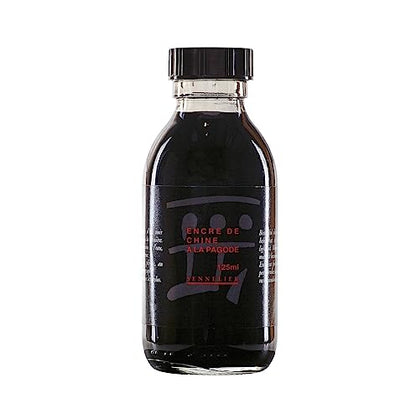 Sennelier China Ink Bottle, 125 ml, Black - size: 4.2 fl oz