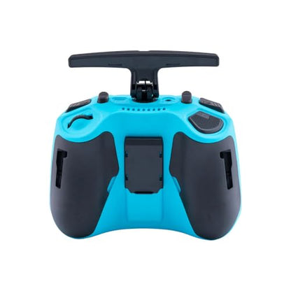 RadioMaster Pocket Crush ELRS Portable Remote Controller Hall Gimbal EdgeTX Built in LED Light Mode 2 (Blue) - color: Blue