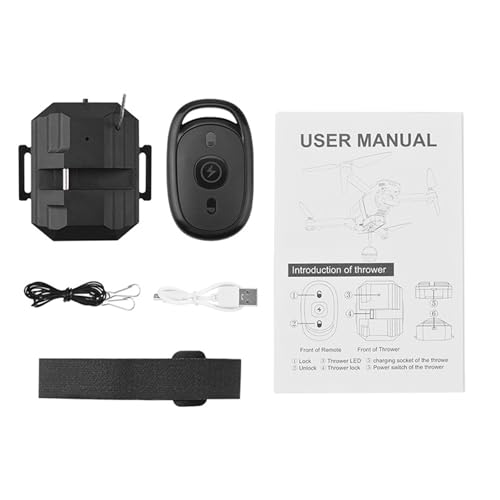 Airdrop System Compatible with DJI Mini 4 Pro/Mini 3/Mini 3 Pro/Mini 2/Mini SE Drone Payload Dropper Release Dropping System Delivery Transport Device Thrower for Fishing Line Dropper,Wedding,Rescue