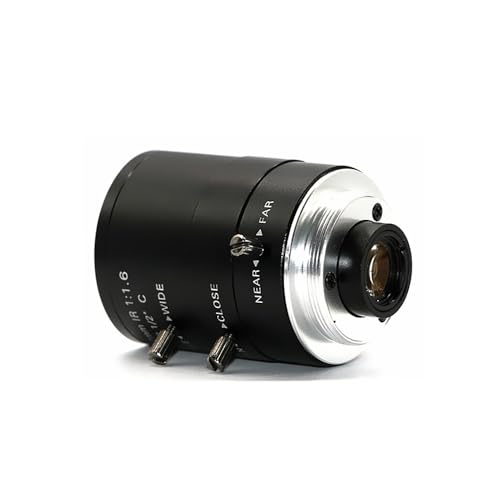 4-12mm Varifocal C-Mount Lens for Raspberry Pi HQ Camera, with C-CS Adapter, Industrial Telephoto Lens - color: 4-12mm