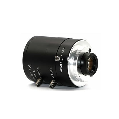 4-12mm Varifocal C-Mount Lens for Raspberry Pi HQ Camera, with C-CS Adapter, Industrial Telephoto Lens - color: 4-12mm