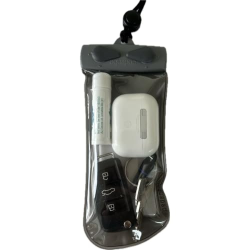 Aquapac Keymaster++ – Waterproof Stash Case for Keys, Cards & Cash - color: Grey, size: Keymaster ++