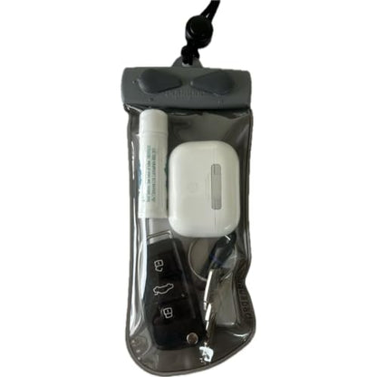 Aquapac Keymaster++ – Waterproof Stash Case for Keys, Cards & Cash - color: Grey, size: Keymaster ++