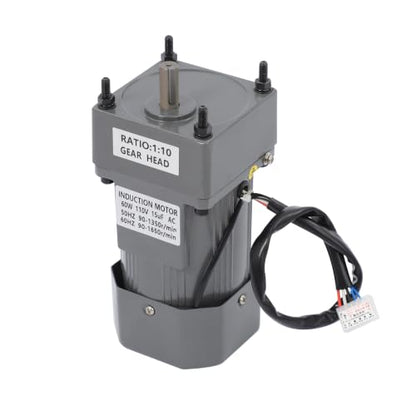 0-135RPM 60W 10K Variable Speed AC Gear Reduction Motor with Controller - color: 60W 10K