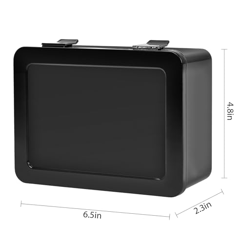 ALCYON Battery Organizer Storage Box, Garage Case Holder for 24* AA, 30* AAA Batteries (Bag Not Include Batteries Pack)-Black - color: black