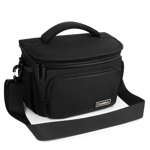 Cwatcun Camera Sling Bag, Waterresistant Crossbody Case for DSLR/Mirrorless - size: M