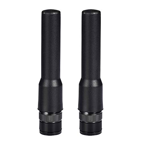 Bingfu Ham Radio BNC Male Soft Antenna 2-Pack - color: 2-Pack BNC Male Antenna