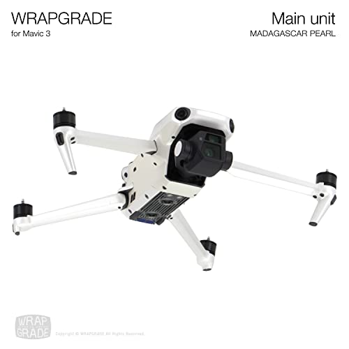 WRAPGRADE Skin Compatible with DJI Mavic 3 Pro (Madagascar Pearl) - color: Madagascar Pearl / Pro