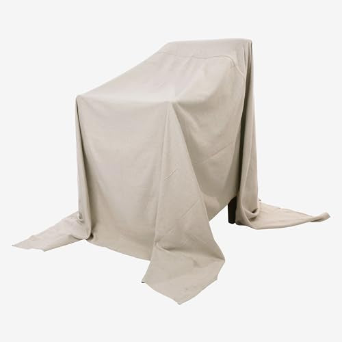EZ Drop Painter's Large Canvas Fabric Drop Cloth for Painting (5 ft. x 20 ft.) - size: 5 ft. x 20 ft.