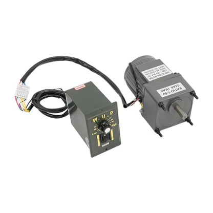 90-1650RPM 25W 60K Variable Speed AC Gear Motor with Controller & Bracket - color: 25W 60K, with Bracket