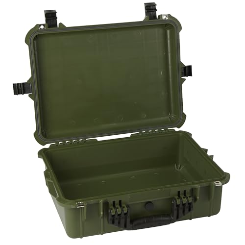 Strongway 20in. Plastic Waterproof Storage Case, Green - color: Green