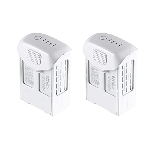 DJI Phantom 4 Series Intelligent Flight Battery High Capacity 5870mAh, 2 Pack for DJI Phantom 4, 4 Advanced, 4 Pro, 4 Pro V2.0, 4 RTK-OEM