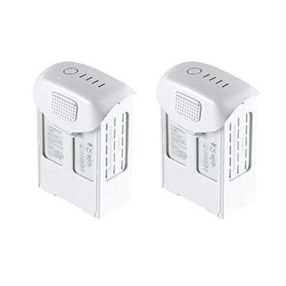 DJI Phantom 4 Series Intelligent Flight Battery High Capacity 5870mAh, 2 Pack for DJI Phantom 4, 4 Advanced, 4 Pro, 4 Pro V2.0, 4 RTK-OEM