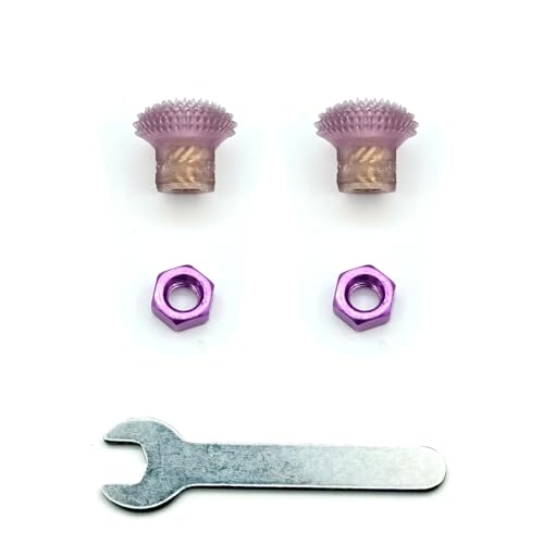 Felistick Thumbur RC Transmitter Radio Controller Stick Ends FPV Controller Accessories Replacement Joystick (purple, M4) - color: purple, size: M4
