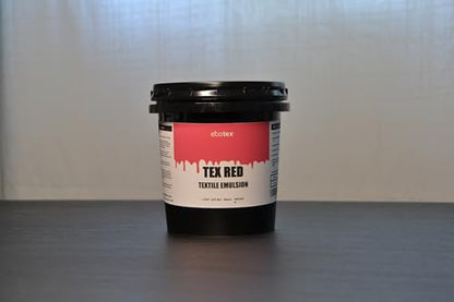 Ecotex® Tex-Red Pre-Sensitized Screen Printing Emulsion, Photo Emulsion,Pt - size: Pint - 16 oz.