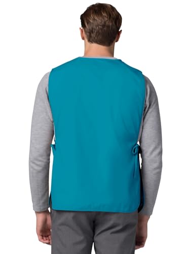 Adar Universal Cobbler Apron 3 Pack - Unisex Cobbler Apron - color: Teal Blue, size: X-Large