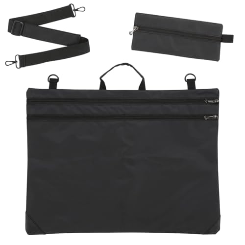 PXB Bags for Architects and Drafters - for Fixed & Multi-Angle 16x21" PXB Drafting Board - Art Desk Carrier- Adjustable Strap, Easy-Grip Handle, Water-Resistant Nylon & Zippered Pockets - size: 19x25"