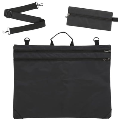 PXB Bags for Architects and Drafters - for Fixed & Multi-Angle 16x21" PXB Drafting Board - Art Desk Carrier- Adjustable Strap, Easy-Grip Handle, Water-Resistant Nylon & Zippered Pockets - size: 19x25"