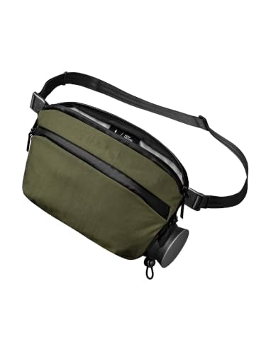 ALPAKA Flight Sling Pro 2.5L Sling Bag with Bottle Holder for Men - color: Green