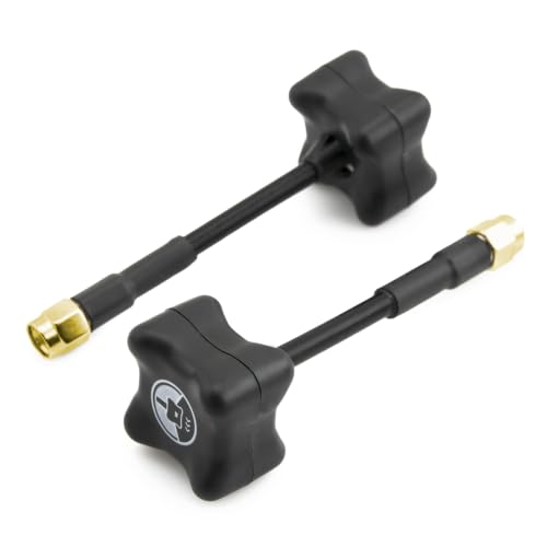 TBS Triumph 5.8GHz RHCP FPV Antenna Set (SMA Male) - 2.5 - Black