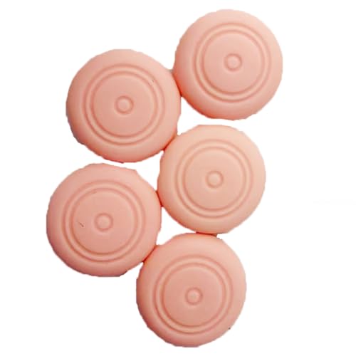 20 PCS Controller Thumbstick Caps Cover Replacement Silicone Touch Controller Rocker Cover for S-W-I-T-C-H/Lite/NS/OLED (Yellow/Pink/White/Blue)