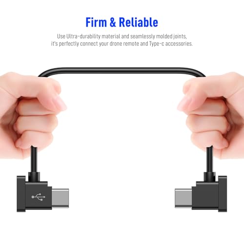USB C to USB C Remote Controller Cable for DJI Mavic 3 Mini 2 3 Pro Air 2S - style: TPE Black