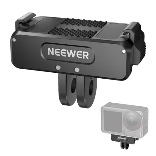 NEEWER Magnetic Mount Adapter Compatible with DJI Osmo 360 Action 5 Pro/4/3 - style: AC011