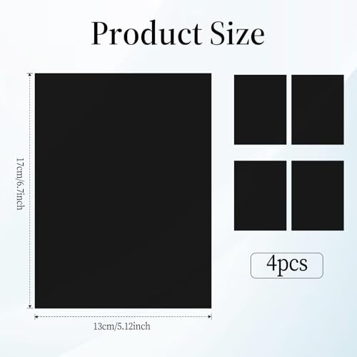 4 Pcs LED Blocking Stickers Adhesive Light Dimming Sheets 5 × 6.7 Inch