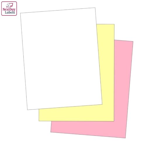 NextDayLabels Superior Carbon-Less NCR, 3 Part Reverse #5900, 8.5" x 11" - size: 8-1/2" x 11" 3 Part Reverse, #5900