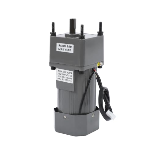 0-135RPM 250W 10K AC Variable Speed Gear Reduction Motor with Controller - color: 250W 10K