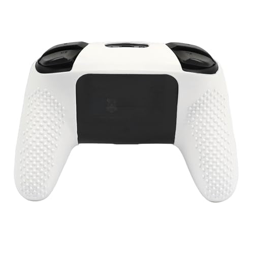Wolf Controller Skin Cover for NS Switch Pro Controller, RALAN 1 Controller Skin+4 Customised Thumb Grips Caps Accessories - color: Wolf White Red