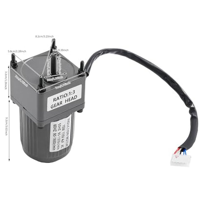 0-450RPM 15W 3K Variable Speed AC Gear Reduction Motor with Controller - color: 15W---3K