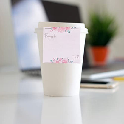 Mr. Pen- Floral Sticky Notes, 3"x3", 12 Pads, 700 Sheets, Colorful - color: Floral