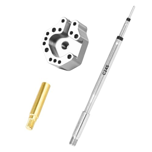 Joystick Soldering Iron Tip Set,Made of Copper with C245丨900M Soldering Tip Adapter, for P4 P5 xbox Switch Controller Repair,Desoldering Tip Precision Alignment - size: 3