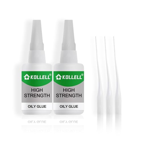 High Strength Oily Glue,Universal Super Glue,Welding High-Strength Oily Glue, Used for Quick Repair of Metal, Plastic, Wood, Glass, Jade and So On(50g/pcs)(2Pcs) - color: Oily Glue 2Pcs