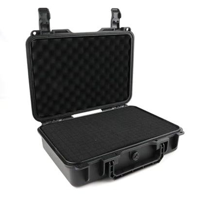 Carrying Hard Case with Pre Grid line Cube Sheet Foam Foam,Small - size: Small