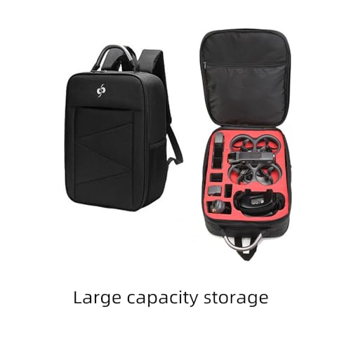 Carrying Case Backpack for DJI Avata 2, Portable Travel Storage Bag Protective Cover for Avata 2 Drone/Fly More Combo, for Goggles 3, FPV Remote Controller Accessories Organizer Case