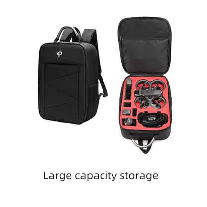 Carrying Case Backpack for DJI Avata 2, Portable Travel Storage Bag Protective Cover for Avata 2 Drone/Fly More Combo, for Goggles 3, FPV Remote Controller Accessories Organizer Case