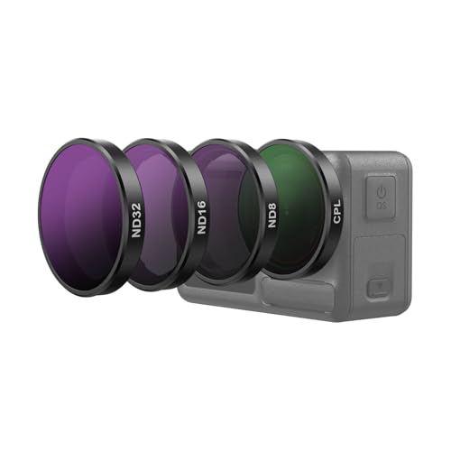 TELESIN CPL ND Filter for DJI Osmo Action 5 Pro/4/3, Xtra Edge/Pro - color: Action 5/4/3 CPL+ND8 16 32 Filter